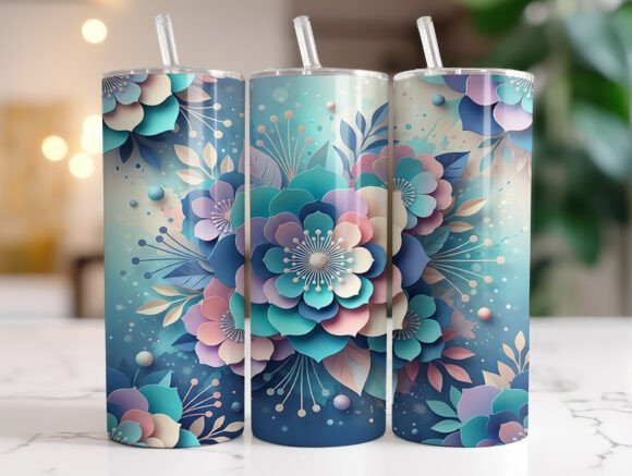 3D Layered Floral Mandala Tumbler Wrap Review: A Designer’s Real-World Take