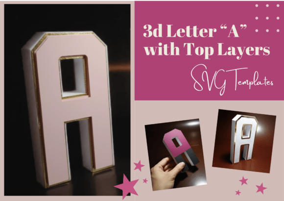 3D SVG Letter A for Birthdays: A Designer’s Real-World Review
