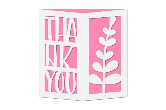 3D SVG Review: Thank You Gate Fold Greeting Cards