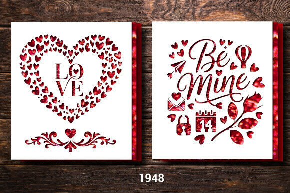 3D SVG Review: Valentine S Day Gift Card Asset