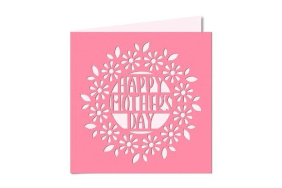 Cutout Floral Wreath Mother's Day Card Review