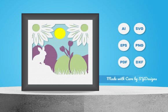 Easter Layered Paper Cut 3D SVG Review