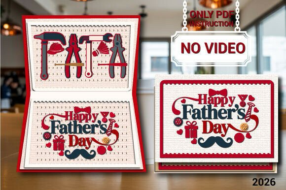 Father S Day 3D SVG: Layered Card Asset Review