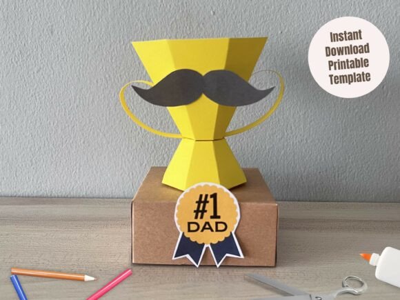 Father S Day 3D SVG Trophy Gift Box Review