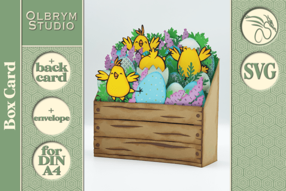Funny Chickens 3D SVG for Rustic Pop-Up Cards