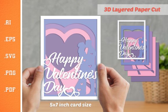 Happy Valentines Day - Layered Paper Cut: A Crafts & Graphics Designer’s Review
