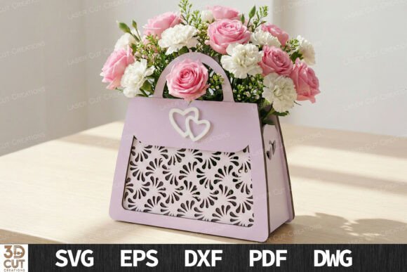 Heart Floral Purse Box 3D SVG for Laser-Cut Boxes: A Designer’s Real-Use Review