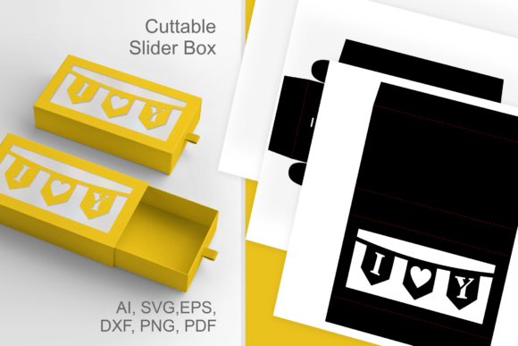 I♥Y Banner 3D SVG: Valentine's Day Favor Box Review