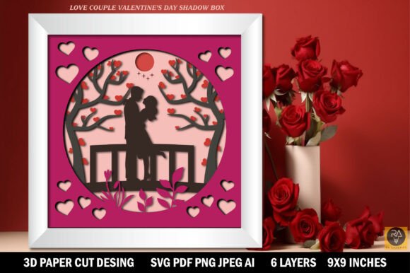 Love Couple Valentine's Day Shadow Box Review