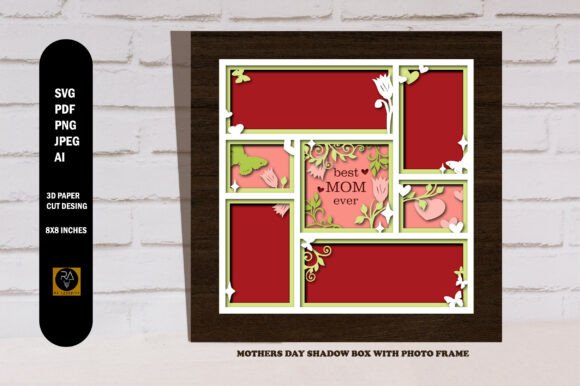 Mothers Day Shadow Box 3D SVG Review