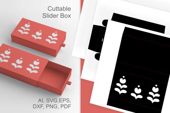 Scandi Flower X3 Drawer Favor Box SVG Review