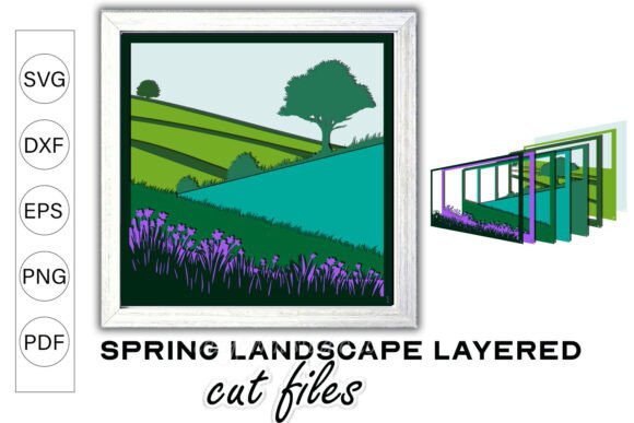 Spring Landscape 3D SVG Paper Cut File: A Brand Designer’s Real-World Review