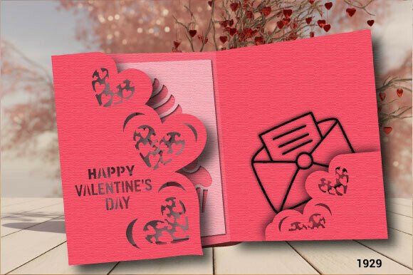 Valentine s Day Heart Card 3D SVG Review