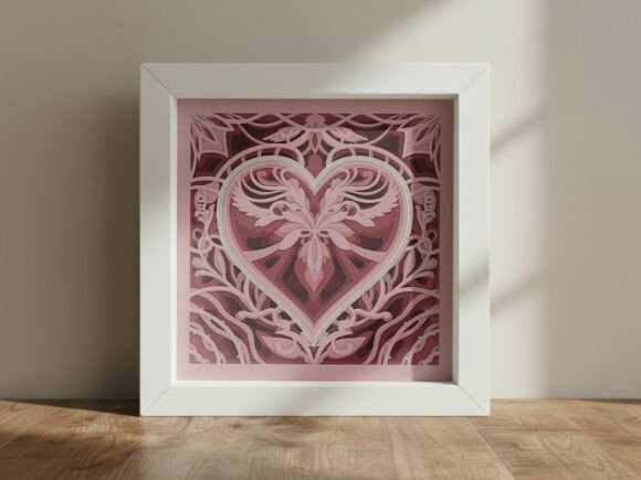 Winged Heart 3D SVG for Shadow Boxes Review